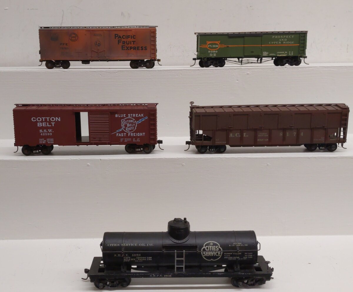 S scale Assorted Freight Cars [5] EX