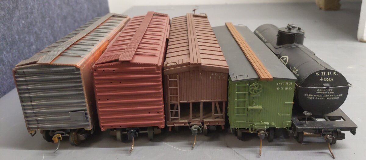 S scale Assorted Freight Cars [5] EX