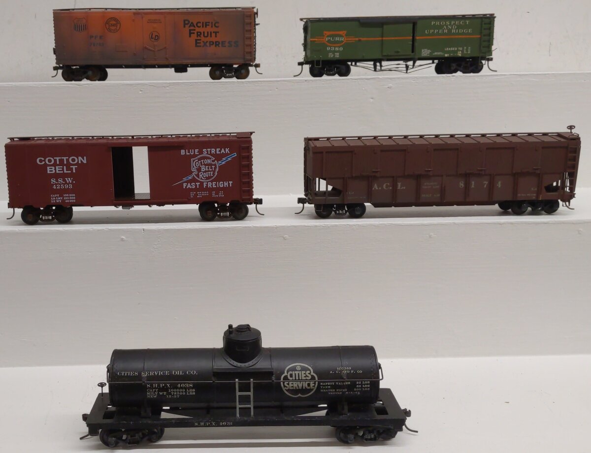 S scale Assorted Freight Cars [5] EX