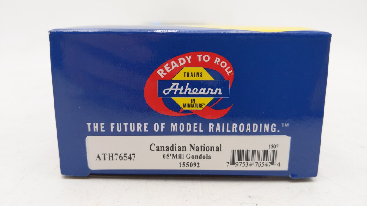 Athearn 76547 HO Canadian National 65'6" Mill Gondola RTR #155092