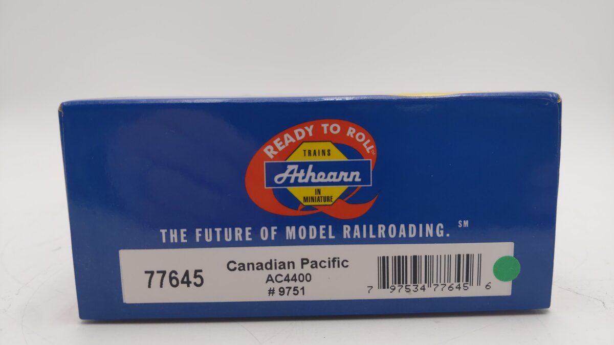 Athearn 77645 HO Canadian Pacific RTR AC4400 Diesel Locomotive #9751