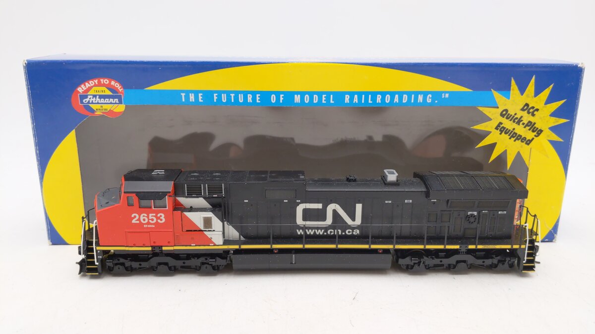 Athearn 80873 HO Canadian National Dash 9-44CW Diesel Locomotive #2653 w/DCC LN/Box