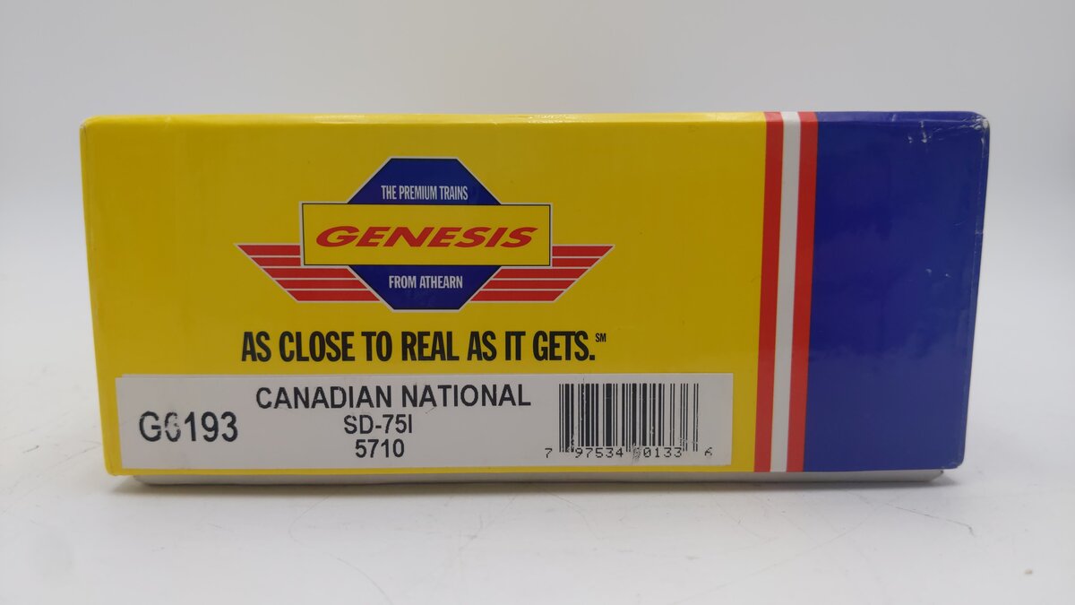 Athearn G6193 HO Scale Canadian National SD-75I Diesel Locomotive #5710 EX/Box