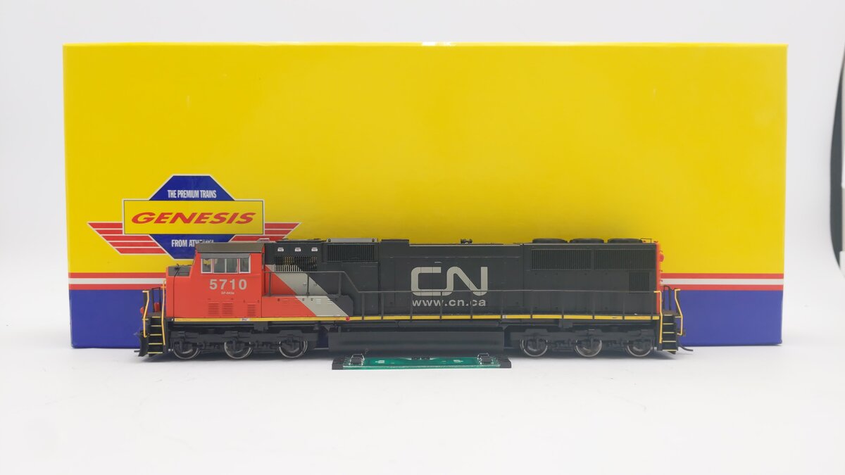 Athearn G6193 HO Scale Canadian National SD-75I Diesel Locomotive #5710 EX/Box
