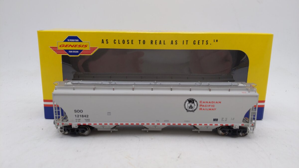 Athearn G4273 HO Scale Canadian Pacific/SOO Trinity Covered Hopper #121842 LN/Box