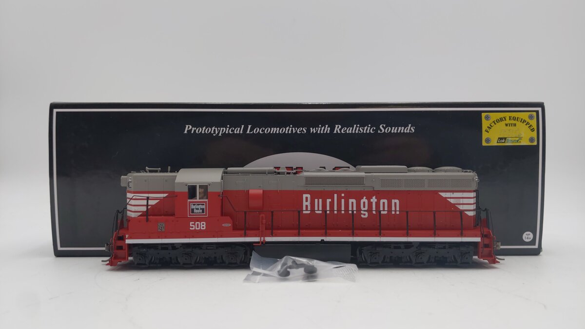 Atlas 10003756 HO Burlington Route SD-24 Diesel Locomotive #508 w/ Sound & DCC EX/Box
