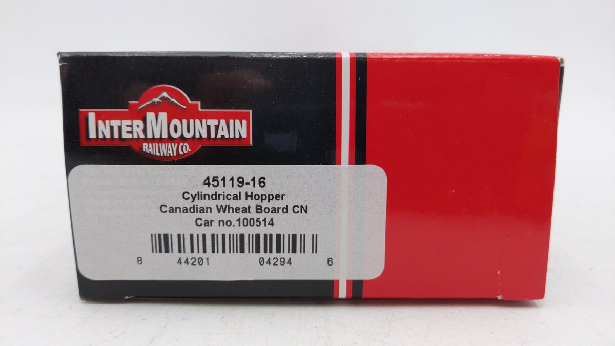 InterMountain 45119-16 HO Scale CNWX 4-Bay Cylindrical Hopper #100514 LN/Box