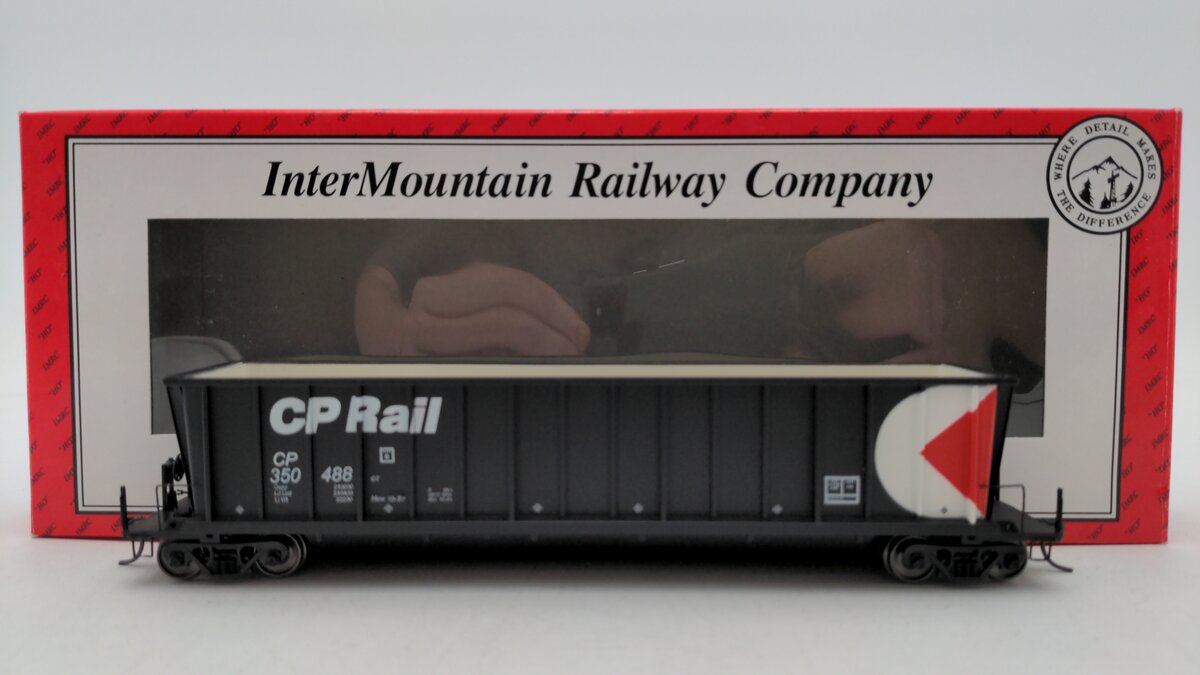 Intermountain 47101-53 HO Scale Canadian Pacific Bathtub Gondola #350488 EX/Box