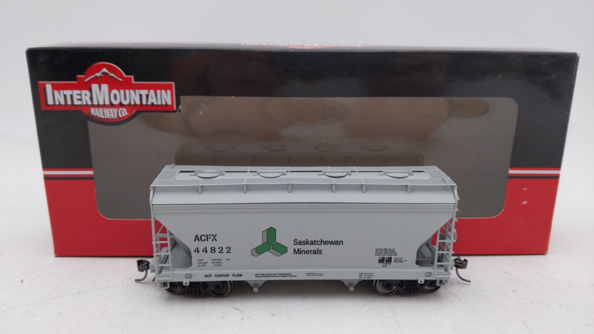 InterMountain 46515-04 HO ACFX ACF 2-Bay Center-Flow Covered Hopper Car #44822 LN/Box