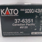 Kato 37-6351 HO Scale Canadian Pacific EMD SD90/43MAC Diesel Locomotive #9120 LN/Box