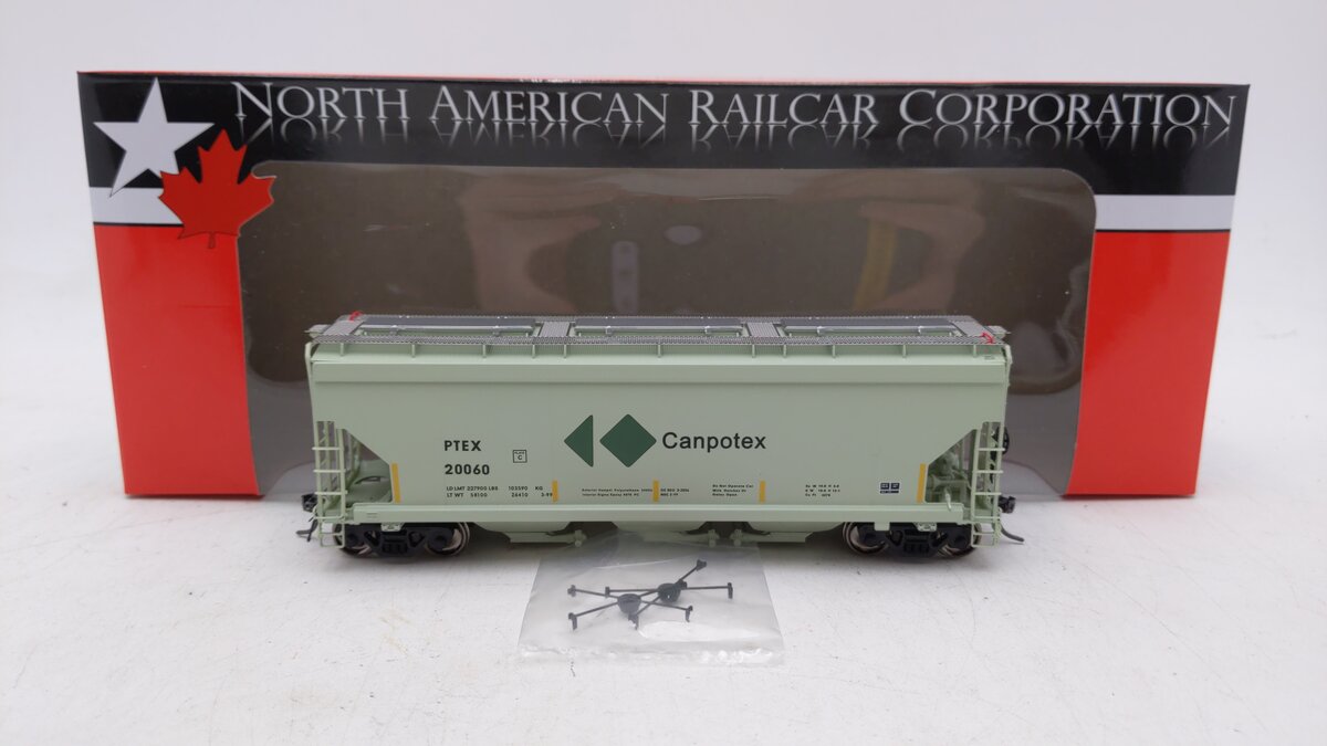 North American Railcar Corp 11-32001002-04 HO PETX Potash Hopper Car #20060 LN/Box