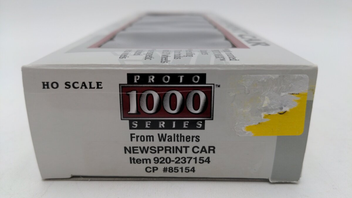 Proto 1000 920-237154 HO Scale CP Rail Newsprint Car #85154 EX/Box