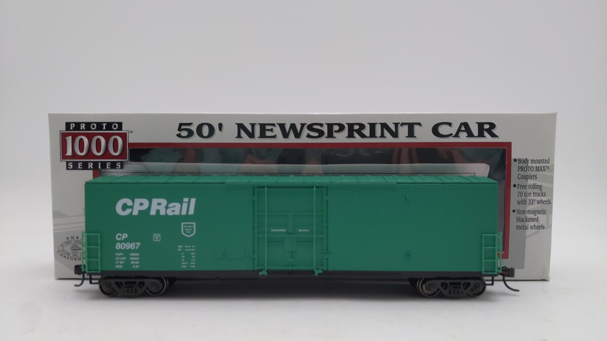 Proto 1000 920-37155 HO Scale CP 50' NSC Newsprint Car #80967 EX/Box