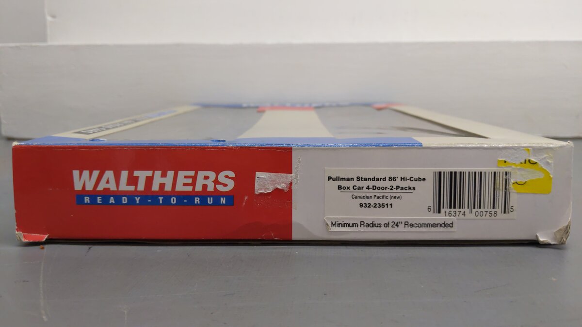Walthers 932-23511 HO Canadian Pacific PS 86' Hi-Cube 4-Door Boxcars (Set of 2) LN/Box