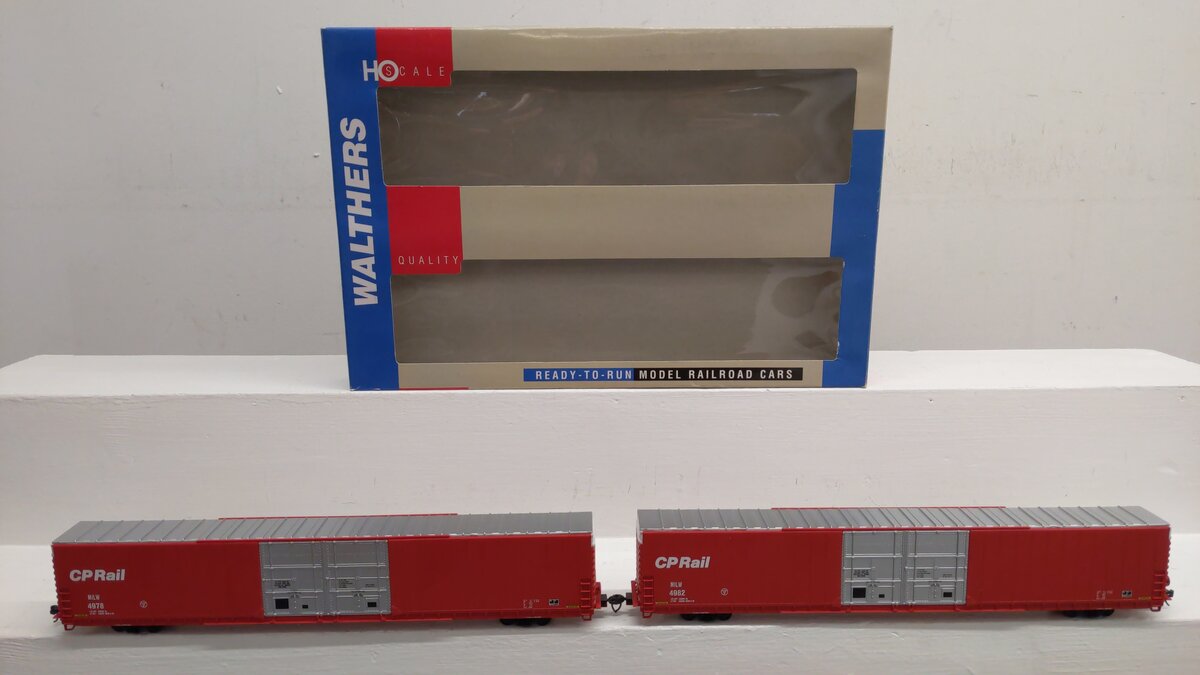Walthers 932-23511 HO Canadian Pacific PS 86' Hi-Cube 4-Door Boxcars (Set of 2) LN/Box