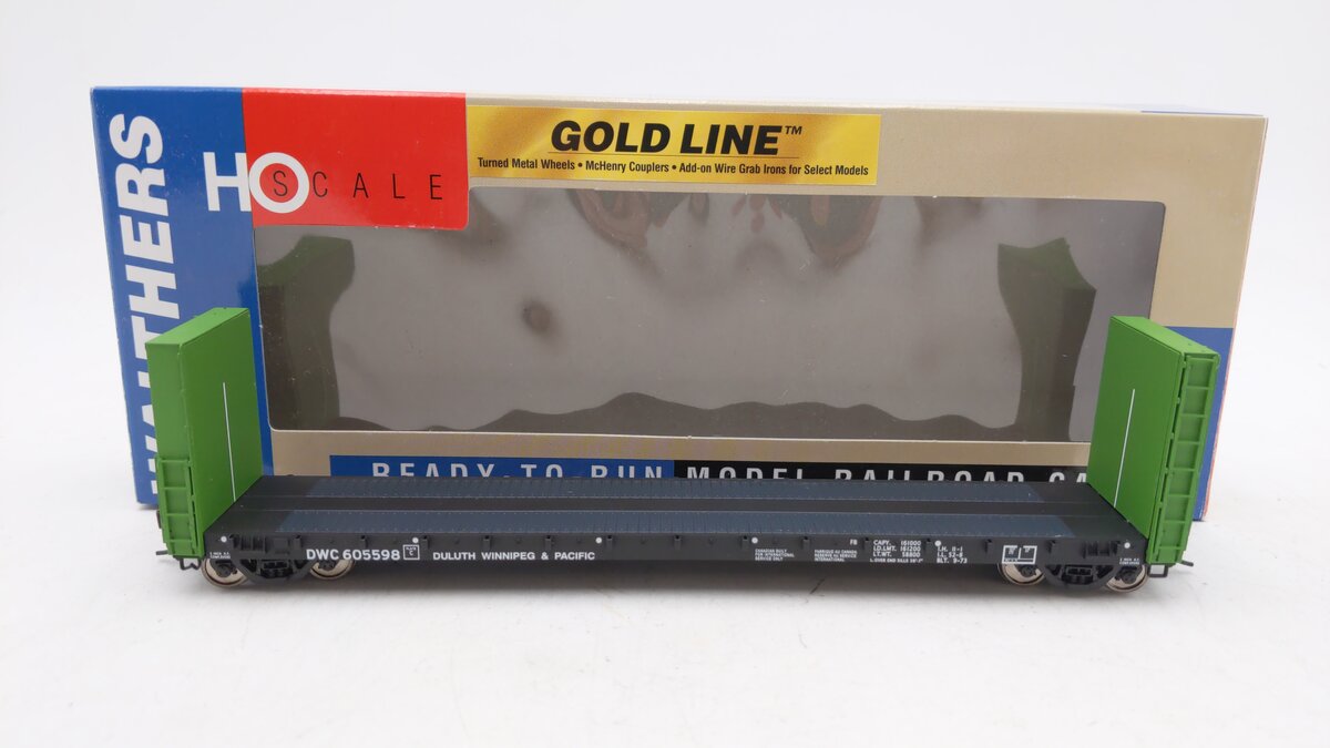Walthers 932-40052 DWP/DWC Canadian 50' Bulkhead Flat Car #605598 NIB
