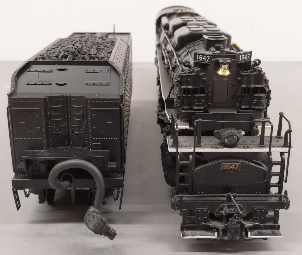 MTH 20-3115-1 O C&O 2-6-6-6 Allegheny Steam Locomotive & Tender w/PS2 #1647 VG/Box