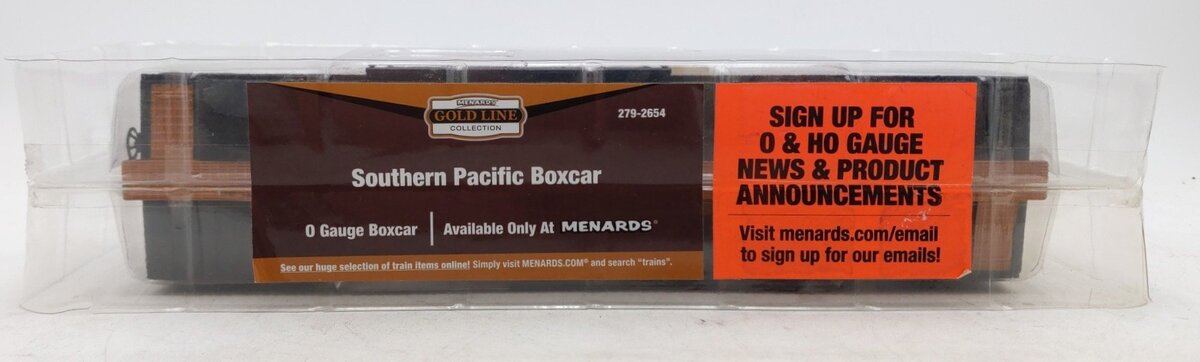 Menards 279-2654 O Gauge Southern Pacific Boxcar EX/Box