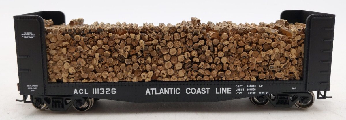 Athearn 81477 HO Scale ACL 40' Pulpwood Flat w/Load #111326