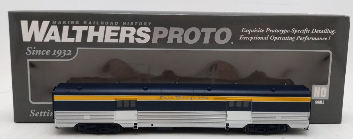 Walthers 920-9361 HO C&O Pere Marquette 85' Pullman-Standard Baggage Car LN/Box
