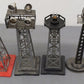 American flyer & Marx O Assorted Accessories w/Bridge #436,416,744,0416,418 [7] VG