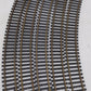 AHM HO Assorted 18" Brass/Nickel Silver Curved Track [26] VG