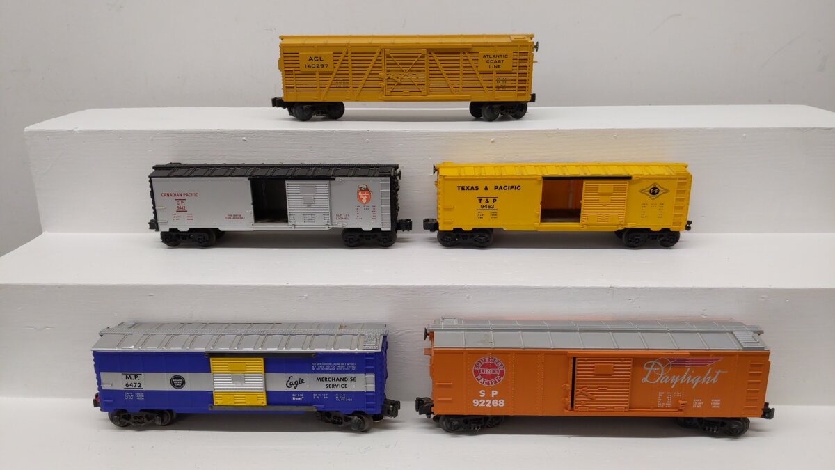 Lionel, K-Line & MTH Assorted Train Cars [5] EX