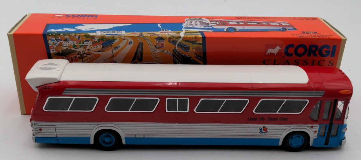 Corgi 54404 1:50 Lionel Classics City Transit Corporation Fishbowl Coach EX/Box