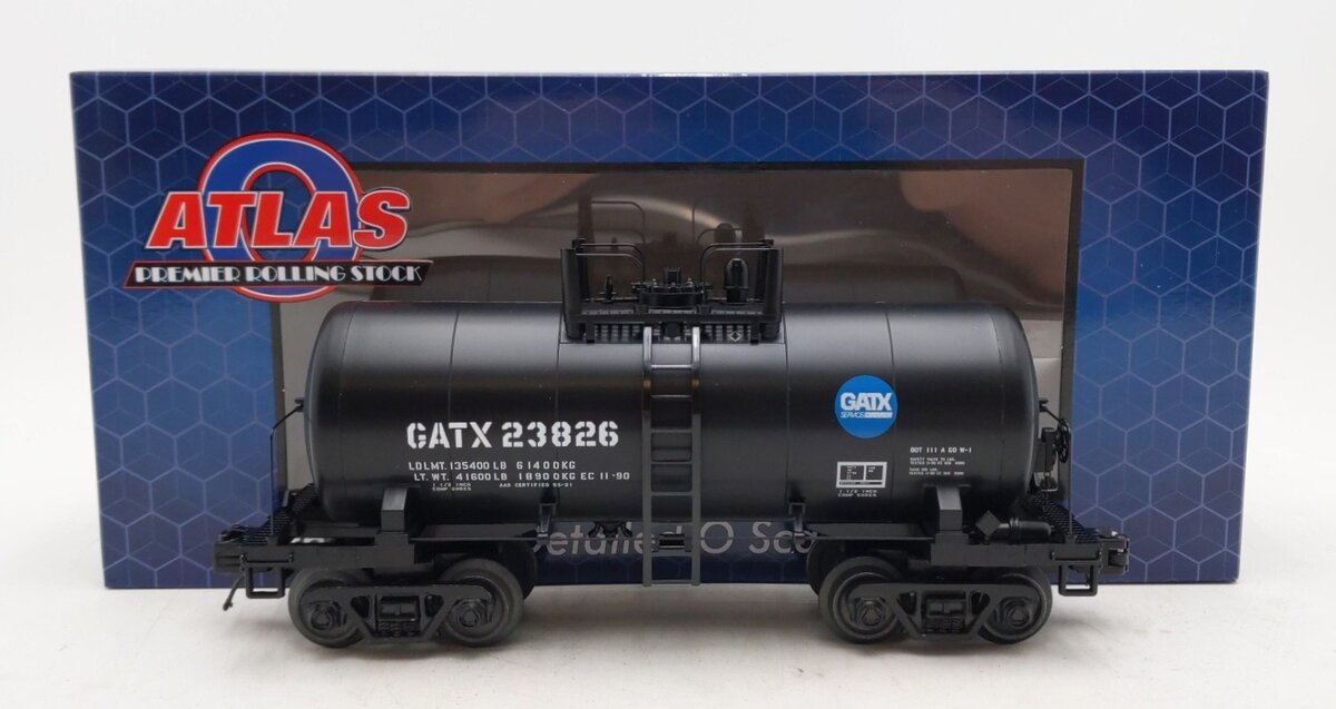 Atlas 3001630-2 O Gauge GATX Premier 8000 Gallon Tank Car #23826 (3 Rail) LN/Box