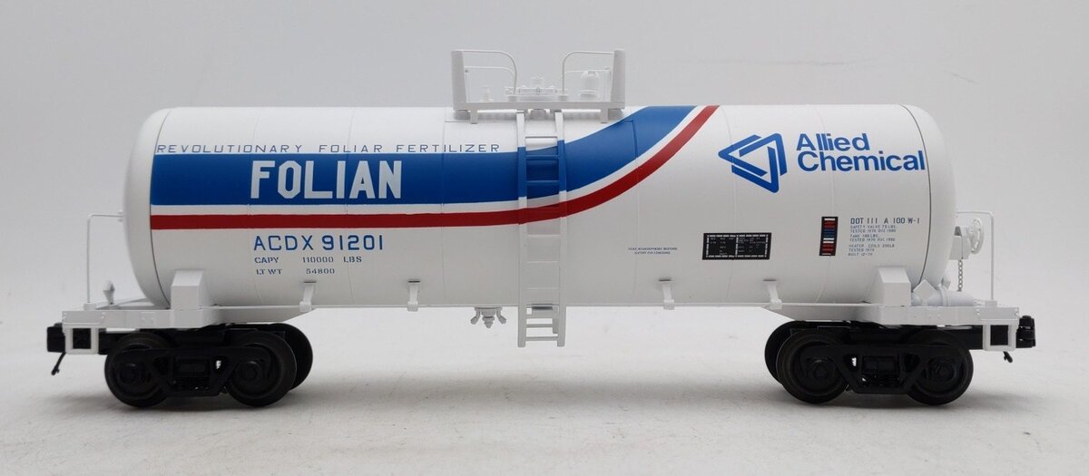Atlas 3003034-1 O Gauge ACDX Modern 40' Tank Car #91201 LN/Box