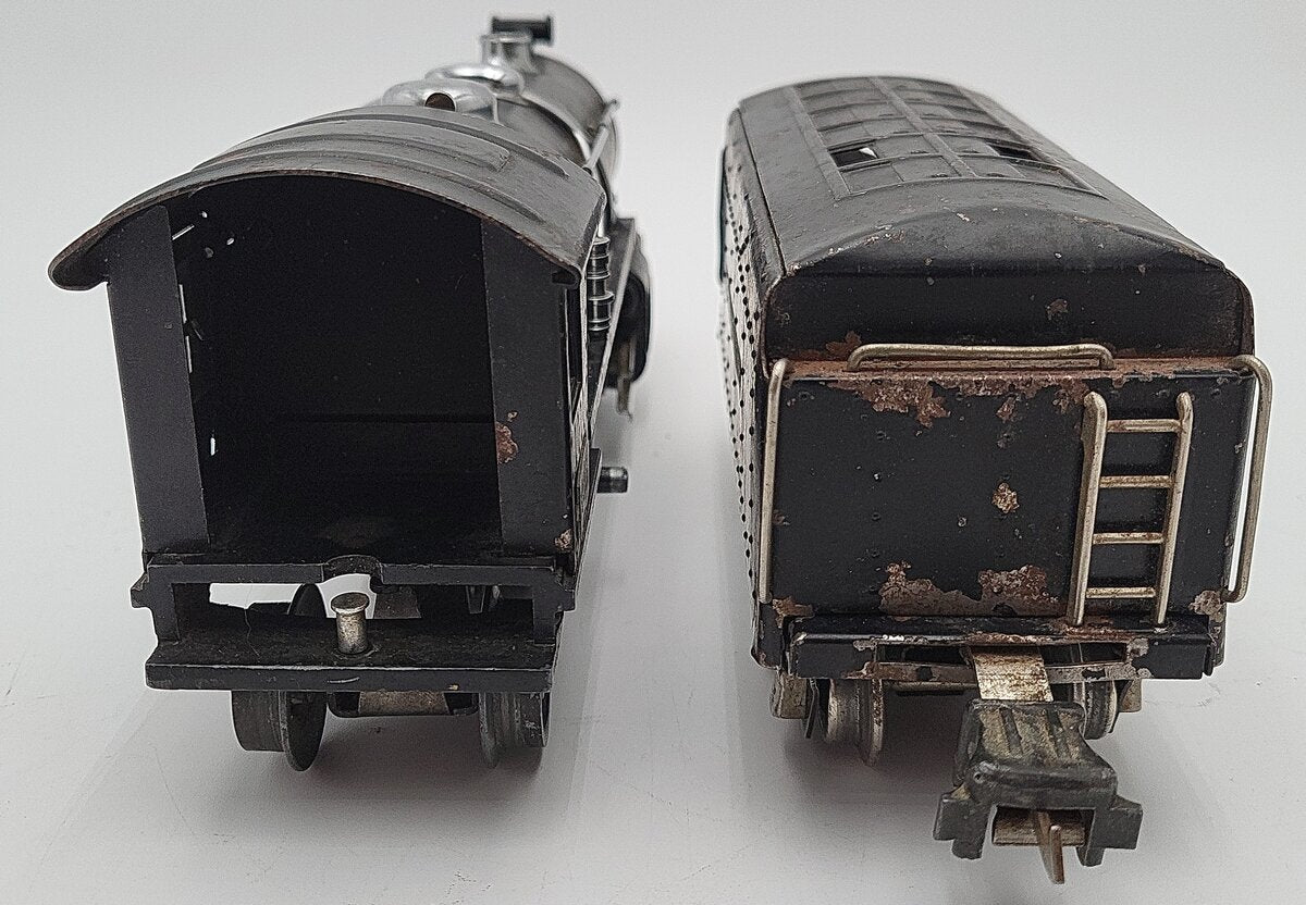 Lionel 249E Vintage O 2-4-2 Tinplate Steam Locomotive w/ 265W Tender VG