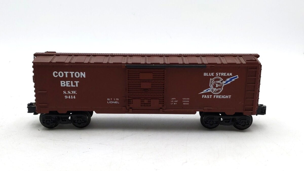 Lionel 6-9414 O Gauge Cotton Belt Boxcar EX