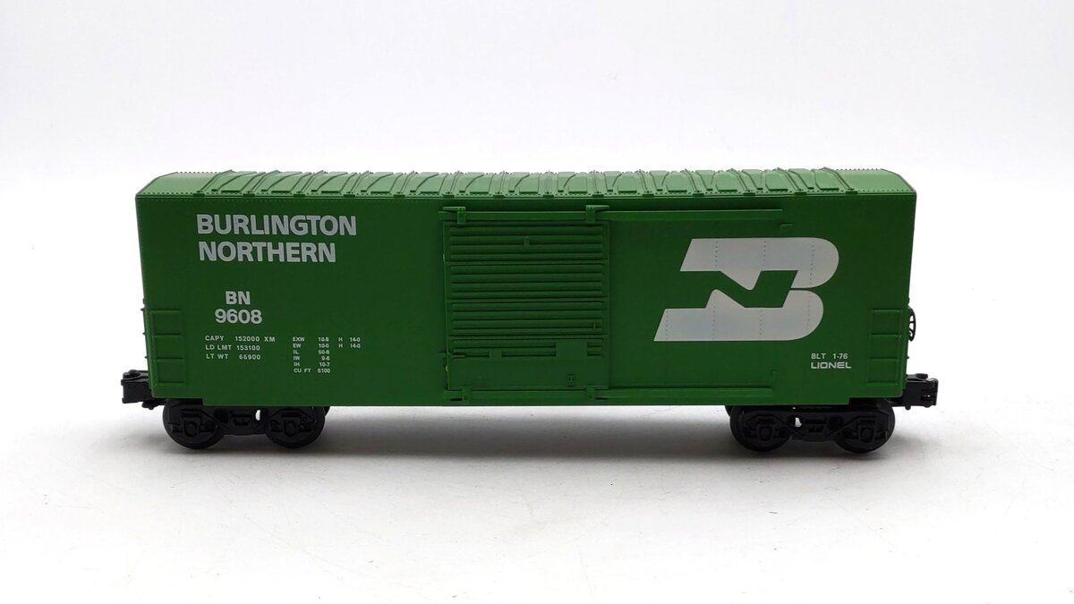 Lionel 6-9608 O Gauge Burlington Northern Hi-Cube Boxcar LN