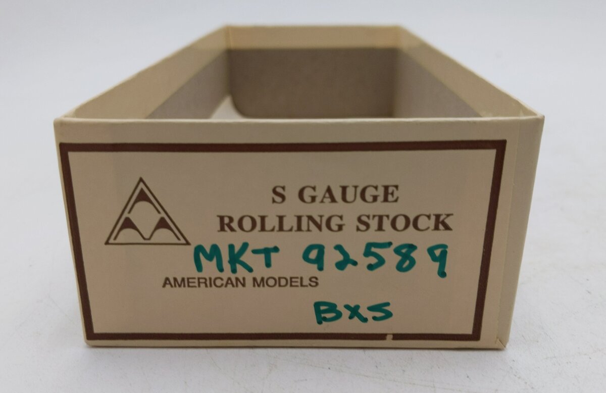 American Models  S Scale M-K-T Boxcar #92589 EX/Box