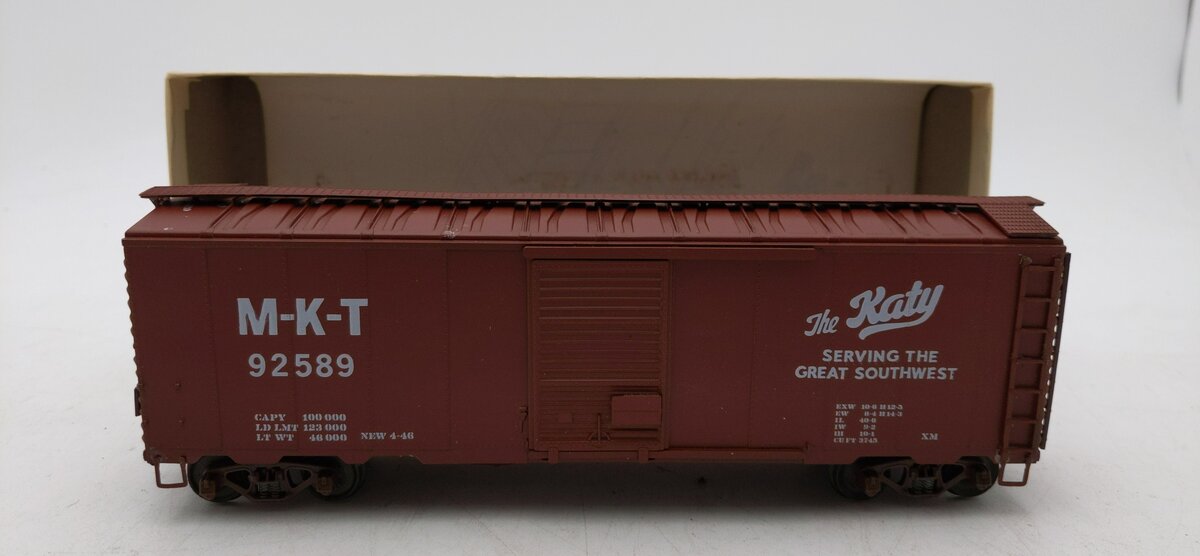 American Models  S Scale M-K-T Boxcar #92589 EX/Box