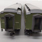 MTH 30-69026 O Canadian National RailKing 60' Madison Combo/Diner Set (Set of 2) EX