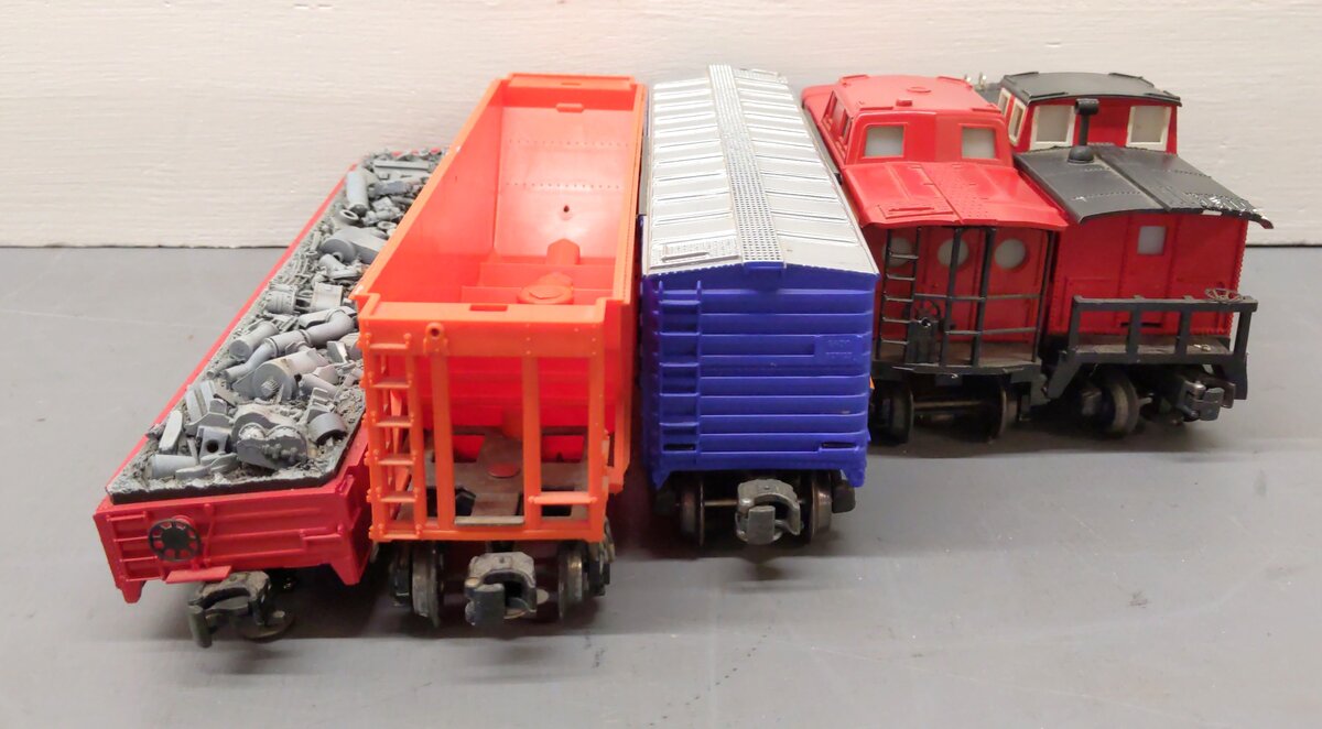 K-Line & Other O Assorted Freight Cars: K-6473, 6-9112, 6-9165, 30-7009 [5]