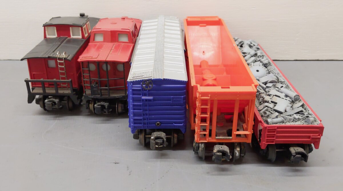K-Line & Other O Assorted Freight Cars: K-6473, 6-9112, 6-9165, 30-7009 [5]