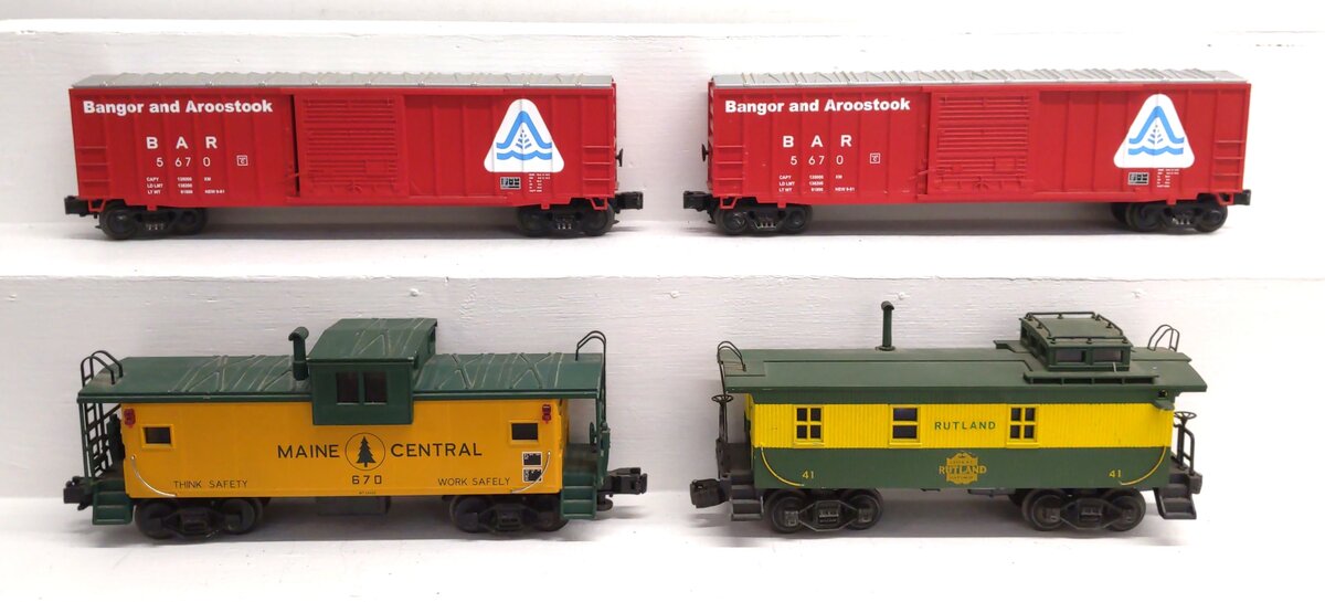 MTH & Other O Gauge Assorted Freight Cars [4]