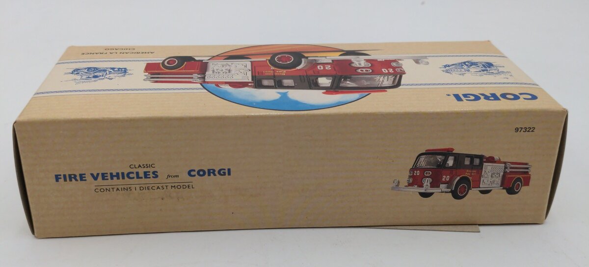 Corgi 97322 1:50 American LaFrance Fire Truck EX/Box