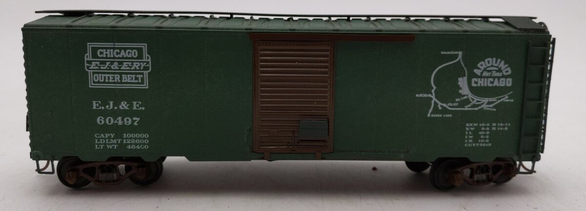 American Models  S Scale Around Chicago Boxcar #60497 EX/Box