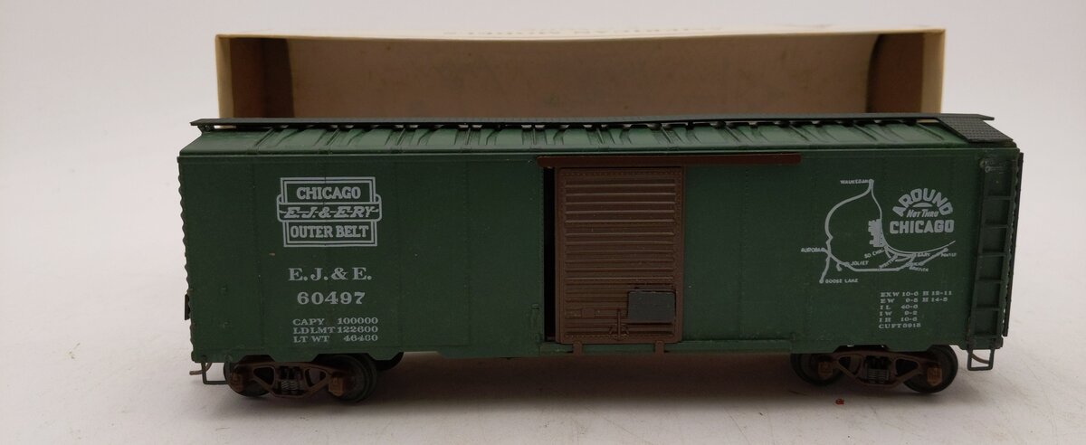 American Models  S Scale Around Chicago Boxcar #60497 EX/Box