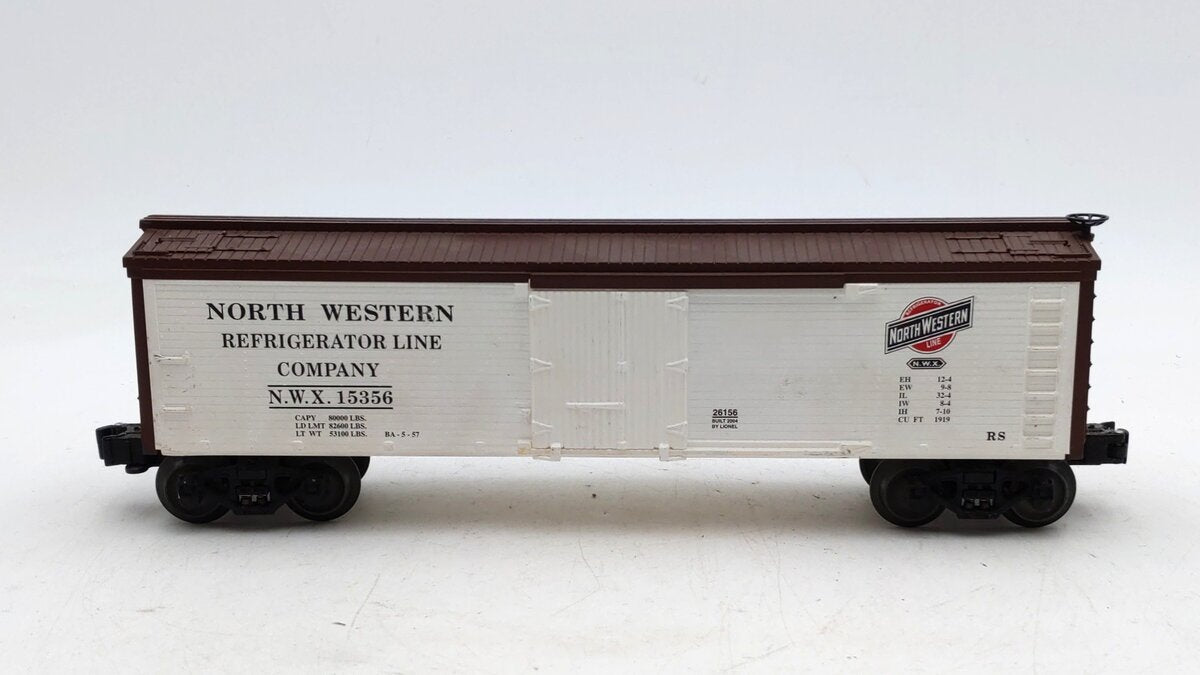 Lionel 6-26156 O-Gauge North Western Woodsided Reefer #15356 EX