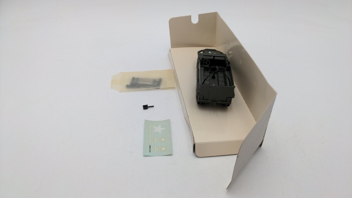 Solido 6203 1:50 Scale Military 2 Half Track Radio Model Limited Edition No.7739 EX/Box