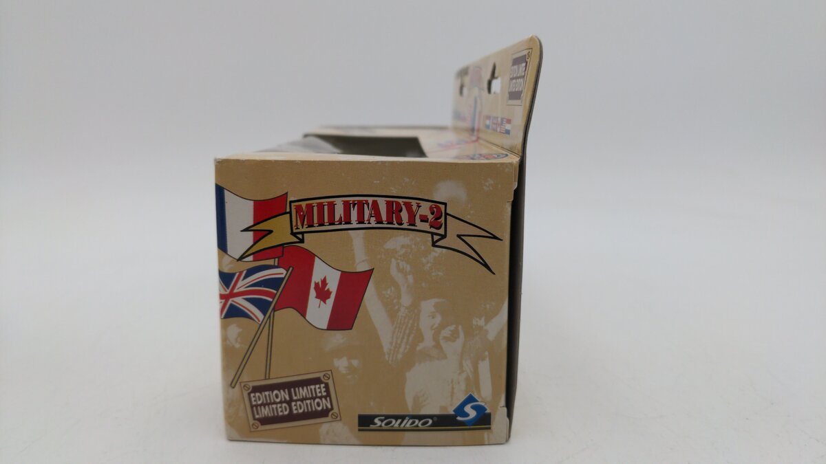 Solido 6203 1:50 Scale Military 2 Half Track Radio Model Limited Edition No.7739 EX/Box