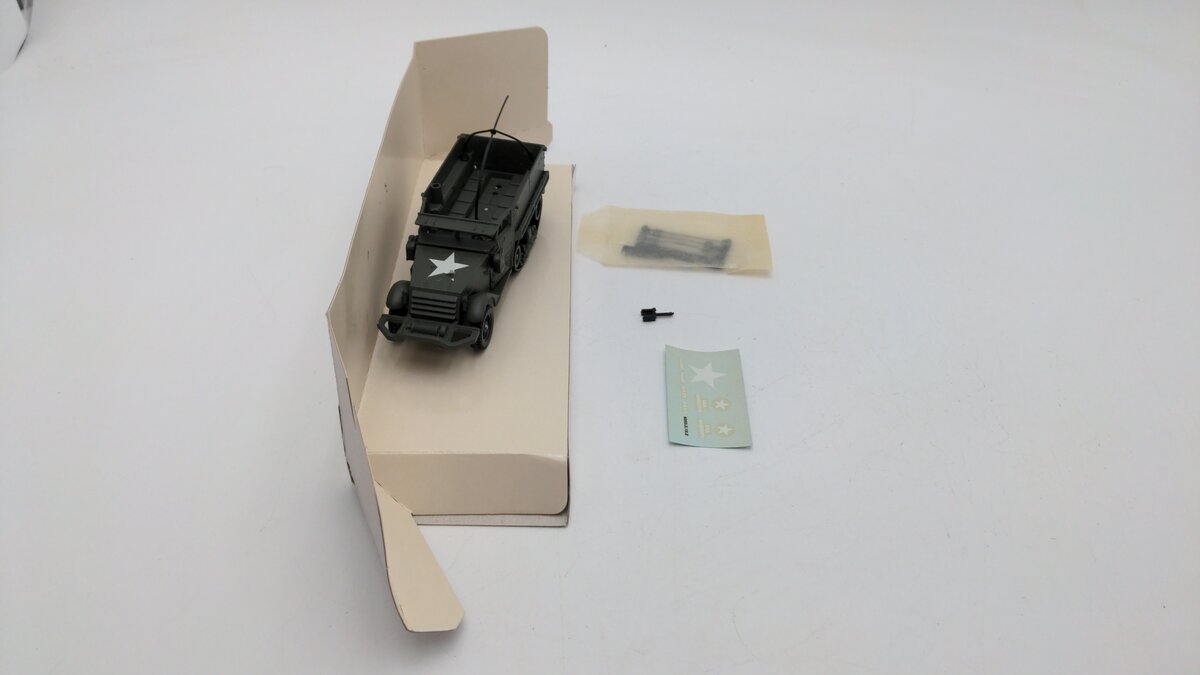 Solido 6203 1:50 Scale Military 2 Half Track Radio Model Limited Edition No.7739 EX/Box