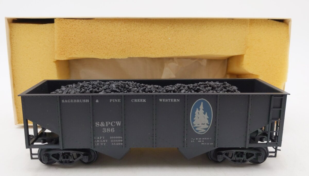 American Models S Scale S&PCW 2 Bay Hopper #386 EX/Box