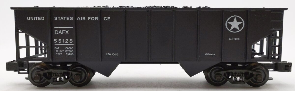 Weaver U1146LD O United States Air Force Coal Hopper #55128 (3 Rail) EX/Box