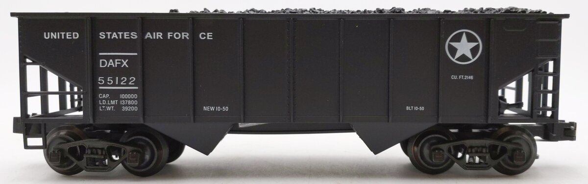 Weaver U1146LD O United States Air Force Coal Hopper #55122 (3 Rail) EX/Box