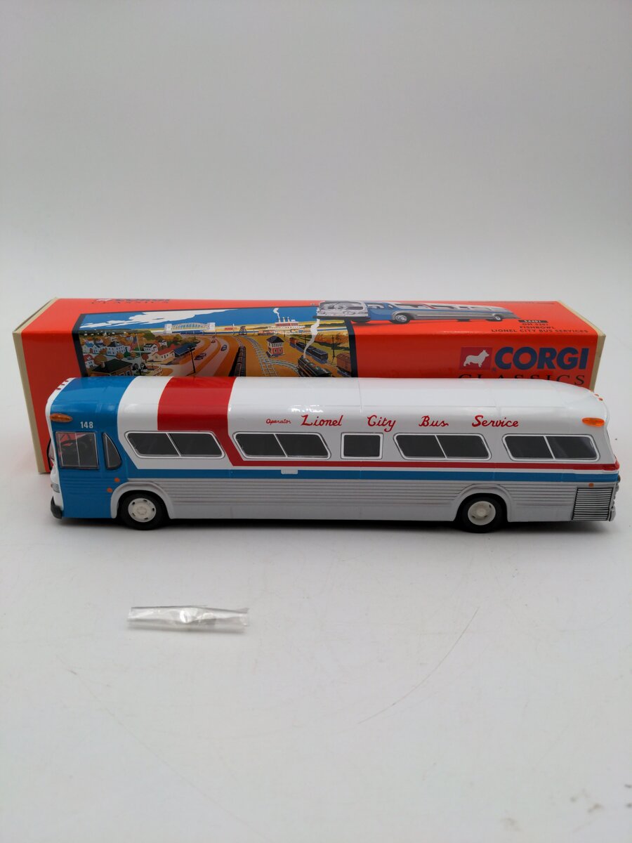 Corgi 54401 1:50 Lionel City Bus Services GM 5301 Fishbowl Bus EX/Box